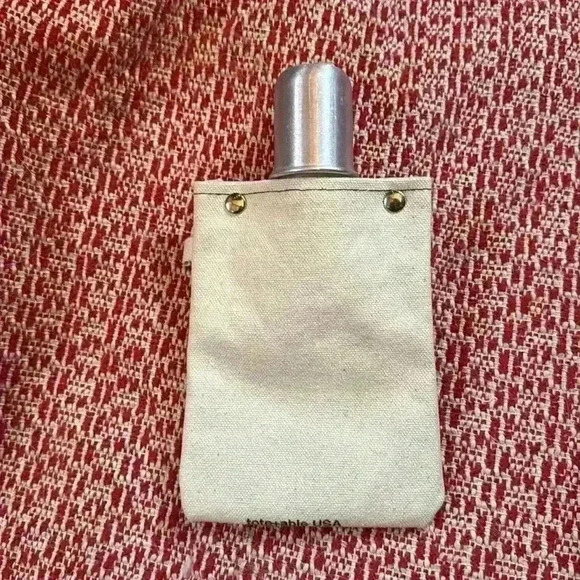 Capabunga Tote+Able Canvas Flask 4-Ounce, Born To Be Wild - Picture 2 of 8